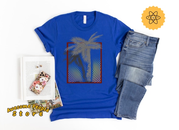 Beach Shirt, Palms Shirt, Unisex Beach Shirt, Summer Day Shirt, Family Vacation Shirt, Honeymoon Shirt, Palm Beach Shirt, Sunset Tee