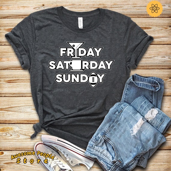 Football Season, Wine Coffee and Football Shirt, Weekend Shirt, Friday Saturday Sunday Shirt, Sweatshirt, Workout Clothing, Weekend