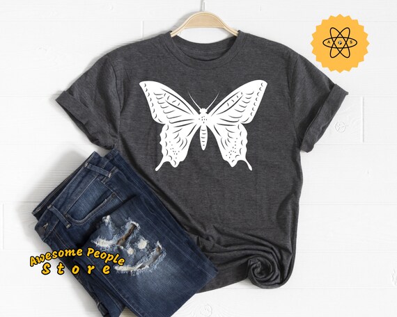 Butterfly Shirt, Butterfly Design Art, Butterfly Tee Shirt, Anti Social Butterfly Shirt, Butterfly T Shirt, Sweatshirt, Tank Top, Hoodies