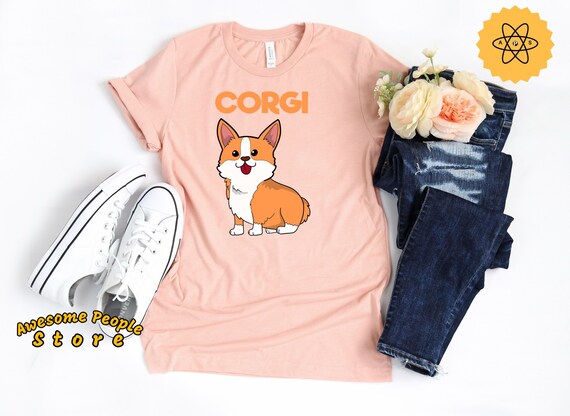 Dog Shirt, Corgi Gifts, Dog Mom Shirt, Corgi Shirt, Corgi Barking Logic, Dog Mom, Animal Lover, Gift For Dog Owner, Corgi Lover, Corgi Owner