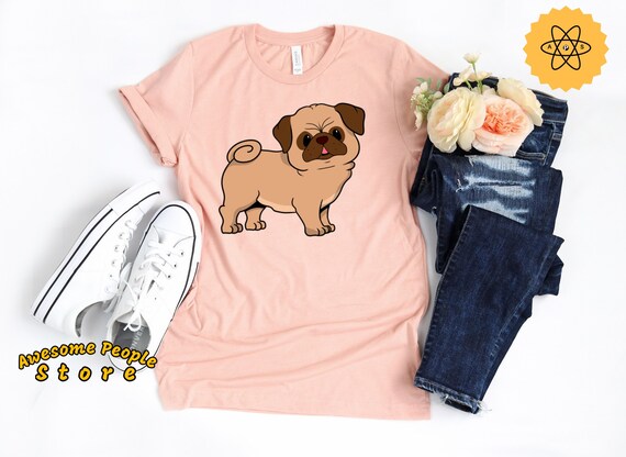 Pug Shirt, Dog Shirt, Pug Mom, Dog Mom Shirt, Dog Owner, Pug, Animal Lover, Pro Animal, Pug Gift, Unisex,Pug Dog Clothes, Pug Dad