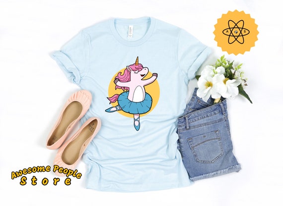 Unicorn Ballerina, Unicorn Shirt, Rainbow Unicorn, Unicorn Gifts, Unicorns, Unicorn T-shirt, Unicorn Tee, Ballerina Shirt, Unicorn Gift, Mom