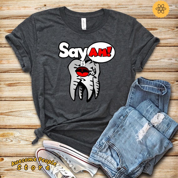 Dental Heartbeat, Dentist Say Ah!, RDH Registered, Dental Hygienist, Hygienist Shirt, Dental Graduation, Dental Office Tee, Dental Student