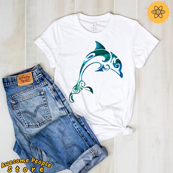 Dolphin Shirt,  Dolphin Lover, Tribal Dolphins, Moms Daughters Dolphin, Dolphin Clothing Birthday, Dolphin Birthday Party, Dolphin Mom
