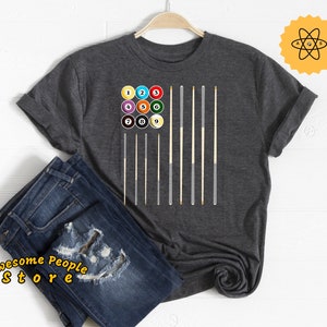Billiards Shirt, Pool Player, Billiard Shirt, American Flag Stick 8 Ball Rack, Pool Balls, 8 Ball Shirt, Billiards, Shirt, Tank Top