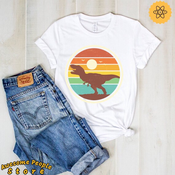 Vintage Dinosaur Shirt, Retro Dinosaur Shirt, Dinosaur Birthday, Dinosaur Lover, T Rex Shirt, Birthday Gift Idea, Sweatshirt, Hoodies