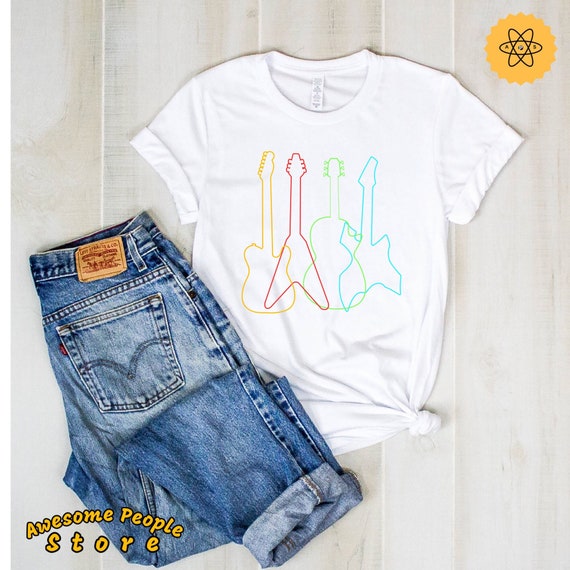 Guitar Variety Shirt, Guitarist Shirt, Tank, Long Sleeve, Guitar Player Gift, Guitar Player Shirt, Guitarist Gift, Gift For Guitar Player