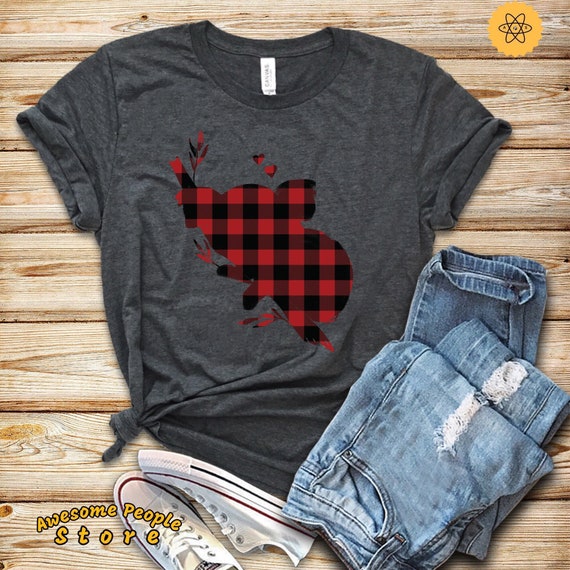 Koala Shirt, Koala Lovers,Koala Buffalo Plaid, Save The Koalas, Australian Wildfire Rescue Shirt, Koala Gift Idea For Her, Hoodies