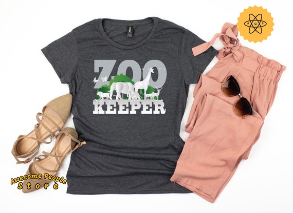 Zookeeper Shirt, Zookeeper Outfit, Zookeeper T Shirt, Zookeeper Costume, Jungle Animal Shirt, Gift For Zookeepers, Animal Lover Shirt, Zoo