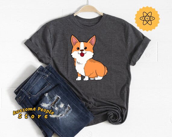 Vintage Dog Shirt, Vintage Corgi, Corgi Gifts, Corgi Clothes, Gift For Corgi Lovers, Corgi Mom, Corgi Butt, Shirt, Long Sleeve, Hoodies