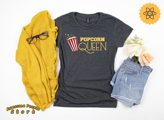 Popcorn Shirt, Popcorn Party, Popcorn Queen, Shirt, Tank Top, Hoodie, Popcorn Lover, Popcorn Gift, Funny Popcorn Shirt, Popped Corn, Corn