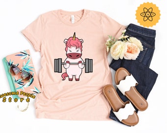 Einhorn Gym Shirt, Einhorn Gewichtheben, Gym Einhorn Shirt, Einhorn Geschenk, Einhorn Lifting, Einhorn Kunst, lustige Gym Shirt, Einhorn, Workout