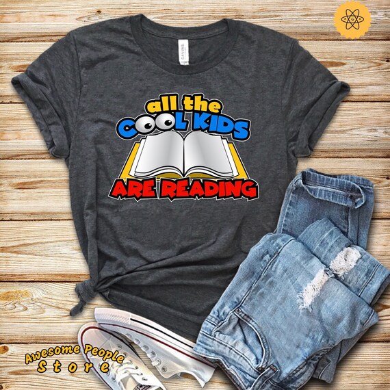 Reading Is Cool Shirt, Reading Cool Kids Shirt, Reading Shirt, Reading Teacher, Cool Kids Are Reading, Reading Teacher Gift, Long Sleeve