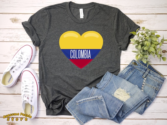 Colombia Shirt / Colombian Soccer Tshirt / Gifts from Colombia / Colombia Shirt for Girls / Colombia for Boys / Colombia Shirts
