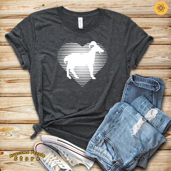 Goat Heart, Goat Mom, Goat Heart Shirt, Farmer Shirt, Goat Shirt, Goat Lady, Raising Goats, Pet Goat, Goat Lover, Funny Goat Shirt, Goat