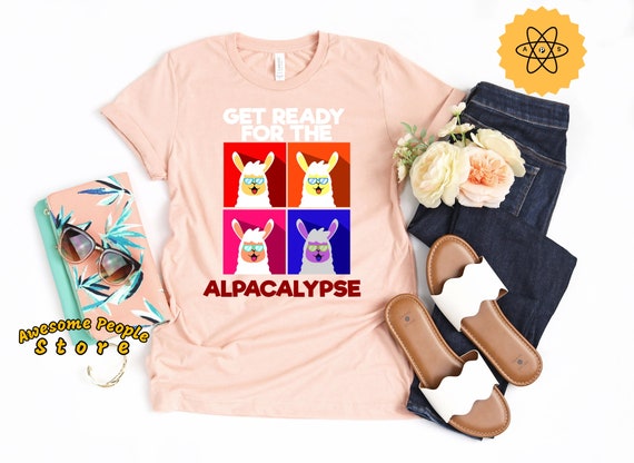 Alpaca Shirt, Get Ready For The Alpacalypse, Alpaca Gift, Llama Shirt, Alpaca Tee, Cute Alpaca Gift, Alpaca T Shirt, Alpaca Yoga Shirt