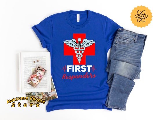 First Responders, Nurse Shirt, ER Doctor Shirt, Emergency Room, Gift For Nurses, ER Shirt, Nurse Student Shirt, Unisex Tee, Male Nurse