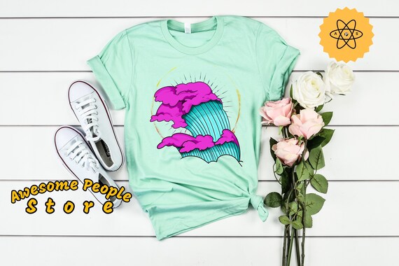 Kanagawa Ocean, Kanagawa Wave, Japanese Ocean, Japanese Tee, Japon Family Trip, Ocean Wave, Kanagawa Wave Water, Water Shirt, Kanagawa Tee