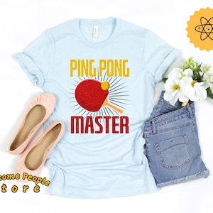Ping Pong Master Unisex Shirt, Ping Pong Shirt, Ping Pong Tee, Love Ping Pong, Pingpong Shirt, Table Tennis Shirt, Ping Pong Gift, Unisex