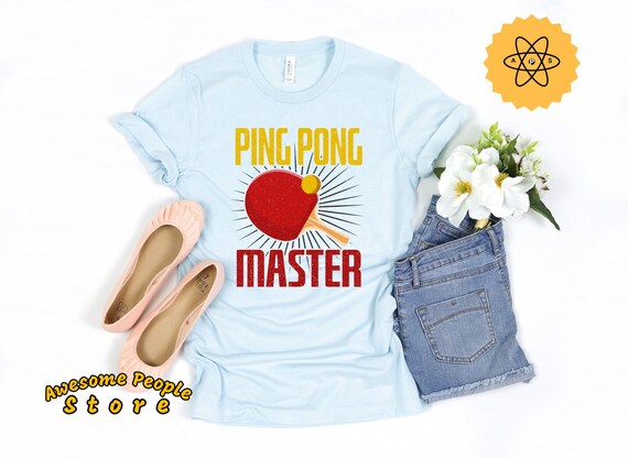 Ping Pong Master Unisex Shirt, Ping Pong Shirt, Ping Pong Tee, Love Ping Pong, Pingpong Shirt, Table Tennis Shirt, Ping Pong Gift, Unisex