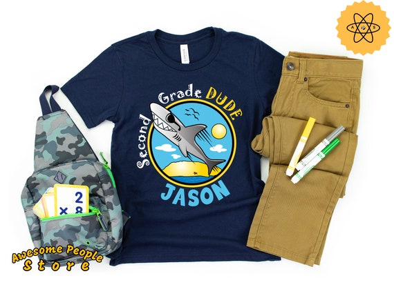 Second Grade Dude / Boys Second Grade Shirt / First Day Shirt / Boys School Shirt / First Day of Second Grade Shirt / Back to School Shirt