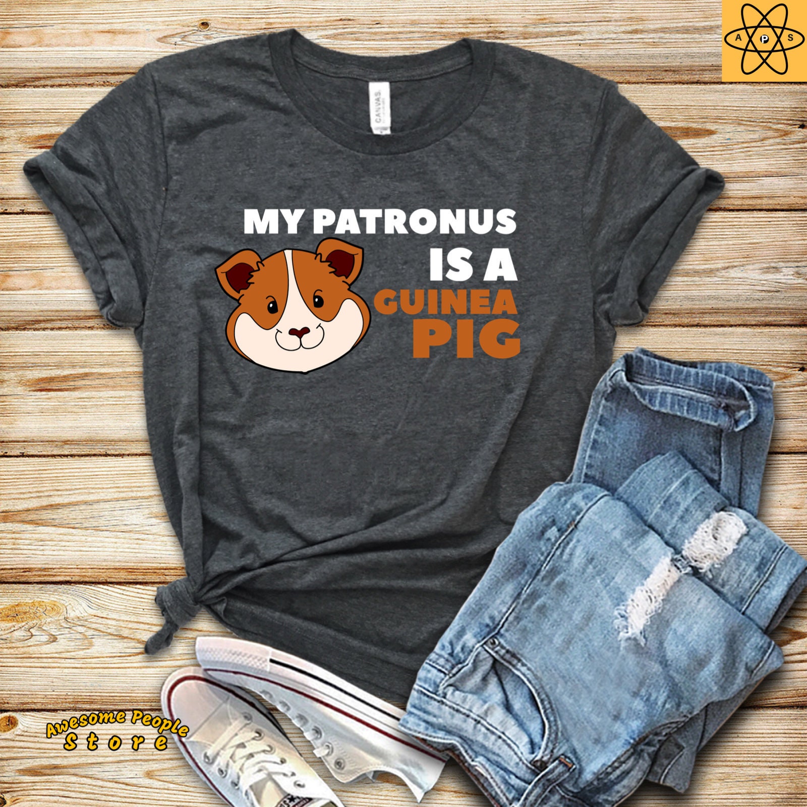 My Patronus Is A Guinea Pig Shirt Funny Guinea Pig Lover Tee My Patronus Is A Guinea Pig Shirt Funny Guinea Pig Lover Tee
