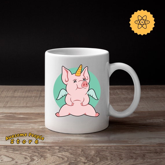 Unicorn Pig, Unicorn Gift, Pig Lover, Pig Owner, Pig Birthday Party, Unicorn Birthday Party, Unicorn Pig Mug
