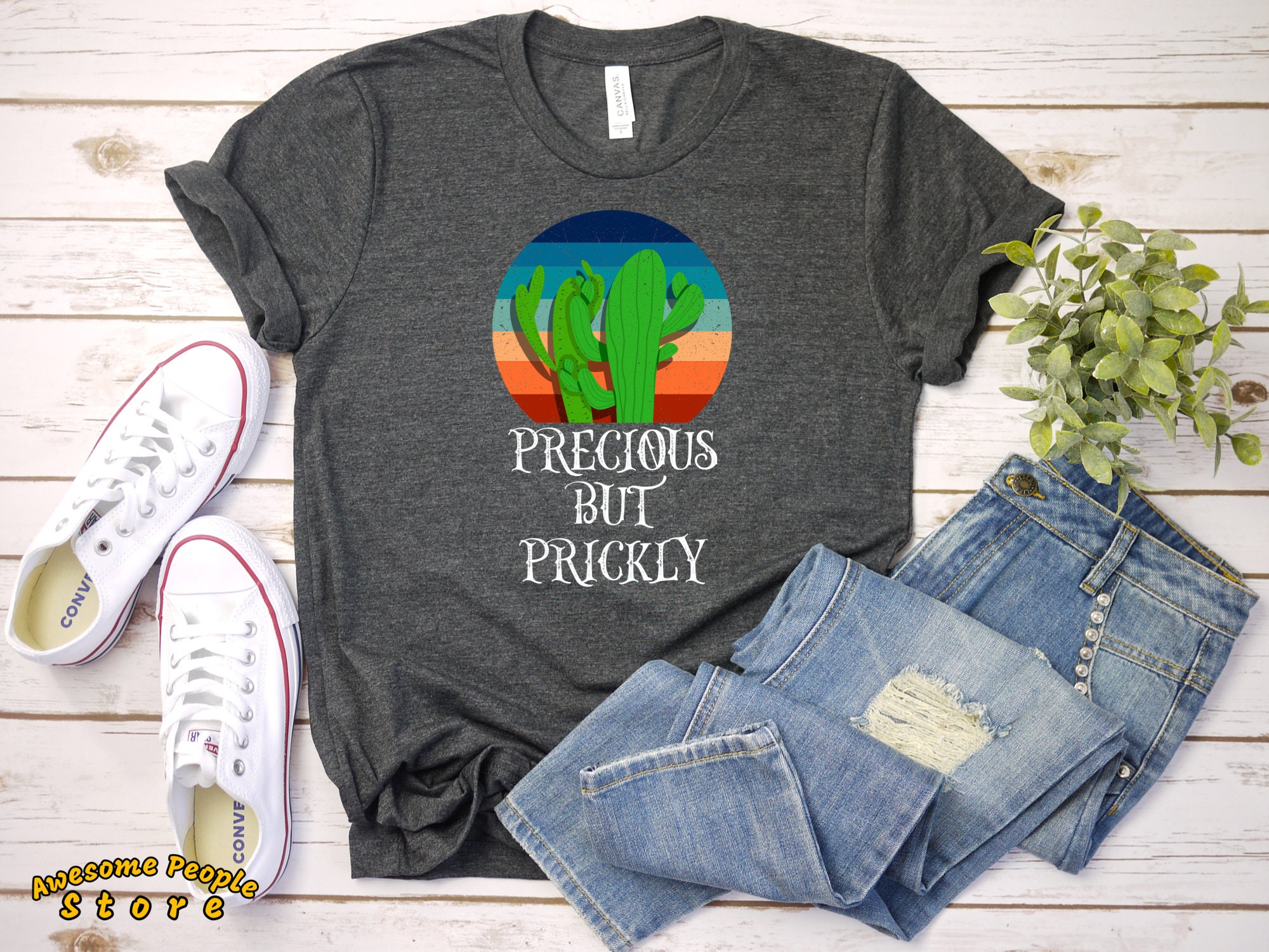 Precious but Prickly Cactus Shirt / Not A People Person / - Etsy