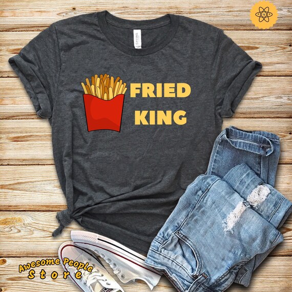 French Fries Shirt, I Love French Fries, French Fries Lovers, Gift For French Fries Fan, Foodie Shirt, Potato Shirt, Sad+French Fries=Happy