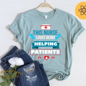 Ersthelfer, Krankenschwester Shirt, ER Shirt, Notfallzimmer, Geschenk für Krankenschwestern, ER Shirt, Krankenschwester Studenten Shirt, Unisex T-Shirt, Krankenschwester liebt Patienten