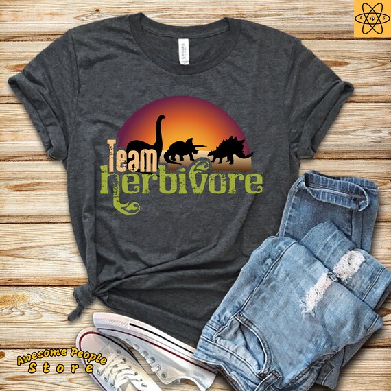 Team Herbivore / Vegetarian T-Shirt / Vegan Gift / Plant Based Tees / Herbivore Lifestyle / Vegetable Apparel / Love Veggies / Gift Ideas