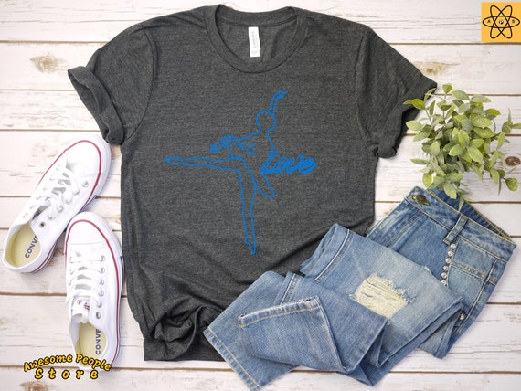 Dancing Shirt / I Love Dance / Ballerina T-Shirt / Ballet Shirt / Tiny Dancer / Ballet Dancer Shirt / Ballet Dancing / Softstyle Unisex Tee
