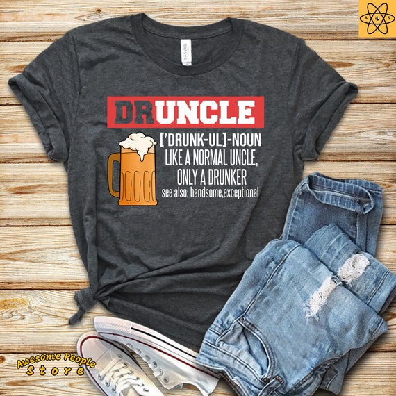 Mens Druncle Definition T-Shirt Like A Normal Uncle Shirt Mens Druncle Definition T-Shirt Like A Normal Uncle Shirt