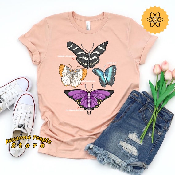 Butterfly Shirt, Butterfly Love Shirt, Gift For Her, Science, Love Butterfly, Butterfly Gift, Butterfly Tee, Butterfly Mom, Butterflies