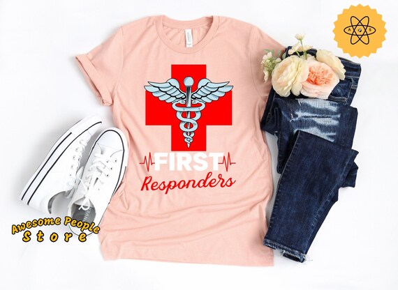 First Responders, Nurse Shirt, ER Doctor Shirt, Emergency Room, Gift For Nurses, ER Shirt, Nurse Student Shirt, Unisex Tee, Male Nurse