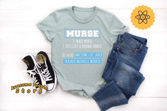 RN Shirt, Nursing School, Nursing Student Gift, Nurse Life, Male Nurse Shirt, Male Nurse Gift, Registered Nurse, Nurse Gift, Nurse Shirts