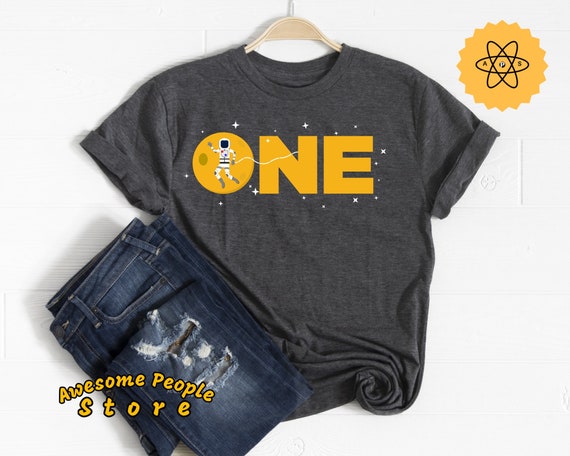 Space Dad, Astronaut Shirt, Solar System T shirt, Astronomy, Cosmonaut Cosmos Space Earth T shirt, Geek Nerd Shirt, One Year Old Party