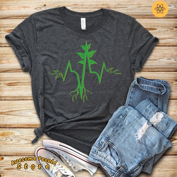 Vegan Heartbeat, Garden Shirt, Plant Heartbeat, Tank Top, Gardening Shirt, Gardener Shirt, Plant Based Shirt, Vegans Gift, Vegan Tee, Plant