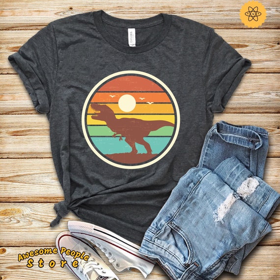 Vintage Dinosaur Shirt, Retro Dinosaur Shirt, Dinosaur Birthday, Dinosaur Lover, T Rex Shirt, Birthday Gift Idea, Sweatshirt, Hoodies