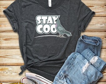 かわいい Stay Coo、Stay Coo ピジョン、Stay Coo シャツ、ピジョン シャツ、かわいいピジョン、ラブ ピジョン、ピジョン ラバー、Stay Cool、ピジョン ギフト、かわいい鳥 T シャツ