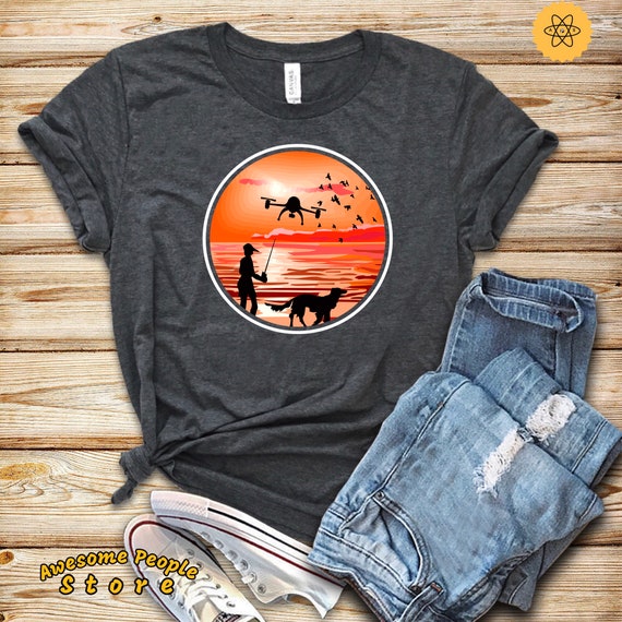 Drone Shirt, Drone Lover Gift, Drone Sunset, Shirt, Tank Top, Hoodie, Drone Enthusiast, Drone Racing, Quadcopter, Drone Operator, Drone