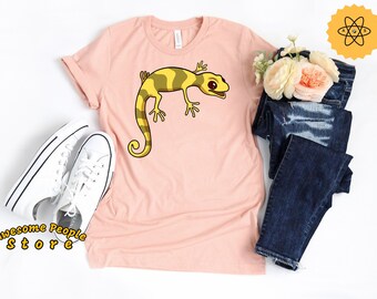 Leopard Gecko Shirt, Gecko Mom, Gecko-Liebhaber, Leopard Gecko Geschenk, Leopard Gecko Pet, Leopard Gecko Besitzer, Leopard Gecko Geschenke, Geschenk für Mama