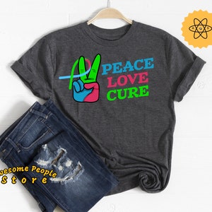 Camisa Hipotonia, Apoio à Hipotonia, Conscientização sobre Hipotonia, Estou Vivendo com Hipotonia, Cura do Amor pela Paz, Hipotonia Unissex, Fita de Hipotonia