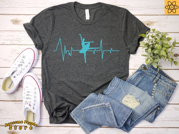 Ballerina Heartbeat / Ballerina Shirt / Ballet T-shirt / Girls Ballet Shirt / Ballet Dancer Shirt / Shirt / Tank Top / Hoodie