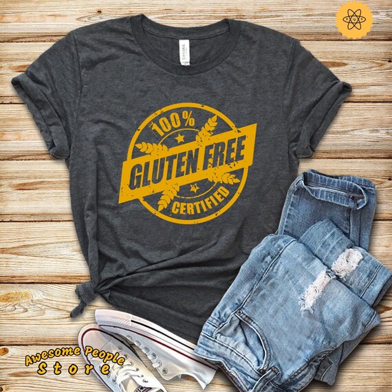 Gluten Free Shirt, Certified Gluten Free, Tank Top, Hoodie, Gluten Free Shirt, Celiac Shirt, Gluten Allergic, Nutritionist Gift Shirt