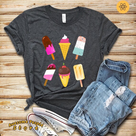 Ice Cream Love Shirt / Ice Cream Shirt / Ice Cream Party / Summer Shirt / Popsicle Shirt / Dessert Shirt / Ice Cream Party Theme