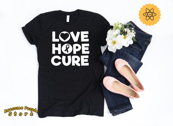 Cancer Awareness, Love Hope Cure Shirt, Breast Cancer Shirt, All Cancer Shirt, Seek A Cure, Cancer Survivor, Breast Cancer Awareness, Hoodie