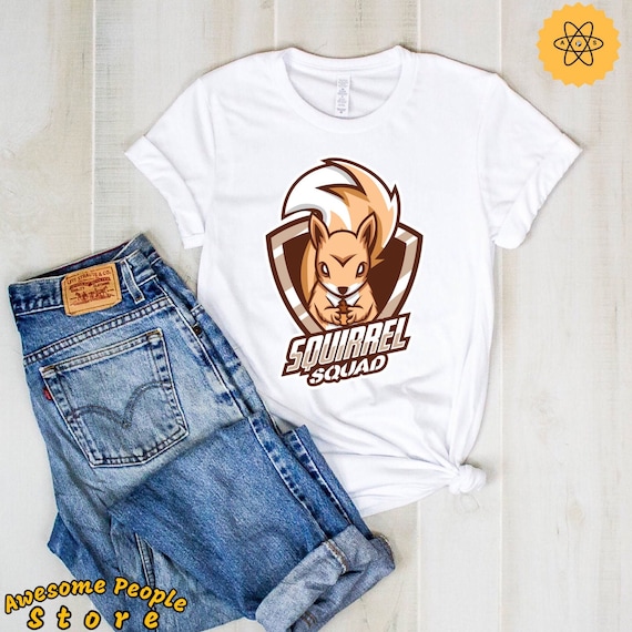 Squirrel Shirt, Squirrel Lover, Squirrel Squad Shirt, Squirrel Gift, Woodland Animal, Nature Shirt, Squirrel Accessories, Nuts Shirt, Hoodie