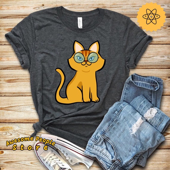 Funny Cat Shirt, Funny Cat Nerd, Cat Lover Gift, Cat T Shirt, Cat Mom, Cat Shirt Men, Cat Sweatshirt, Meow Shirt, Hoodies