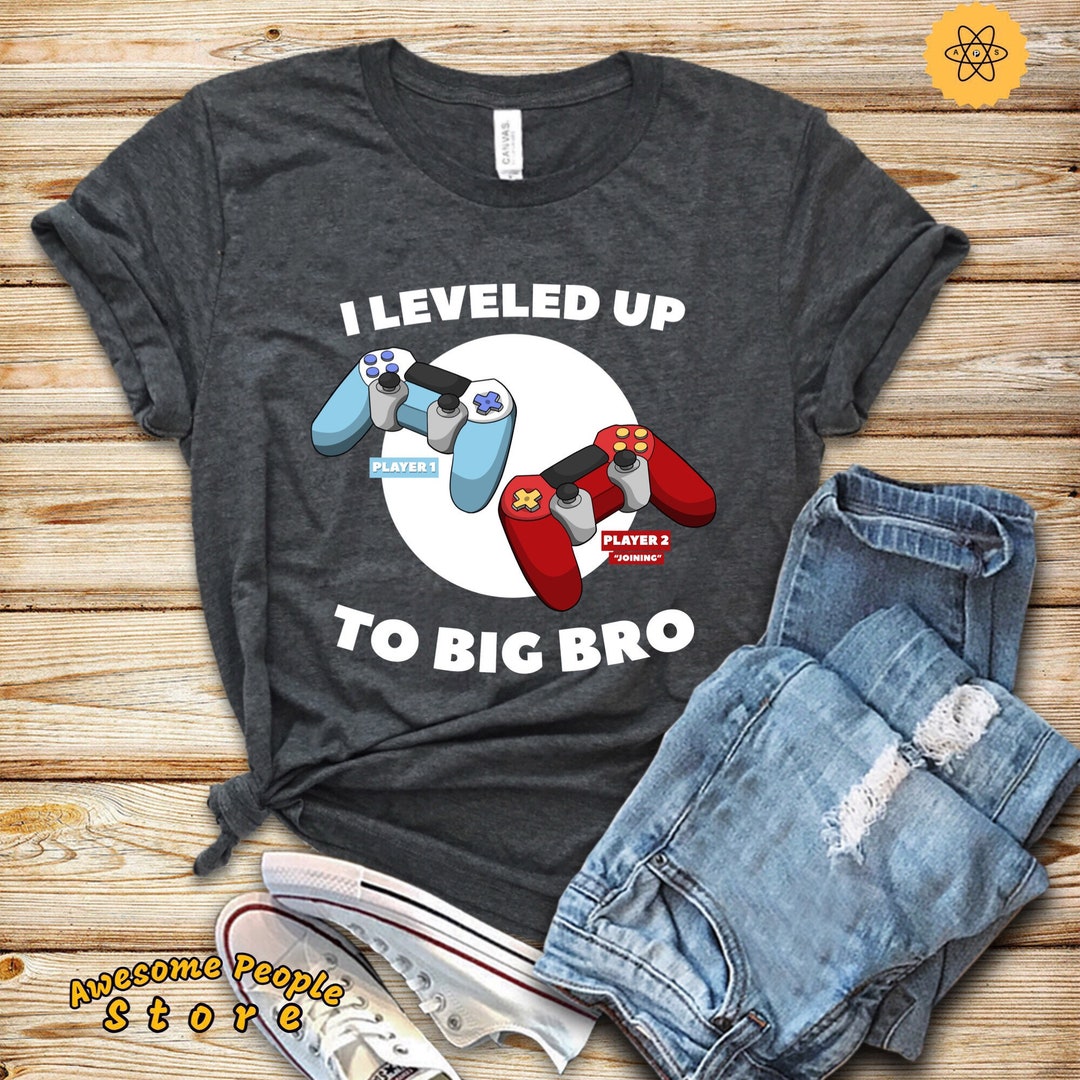 Baby Shower Shirt Gender Reveal Announcement Big Bro Shirt - Etsy